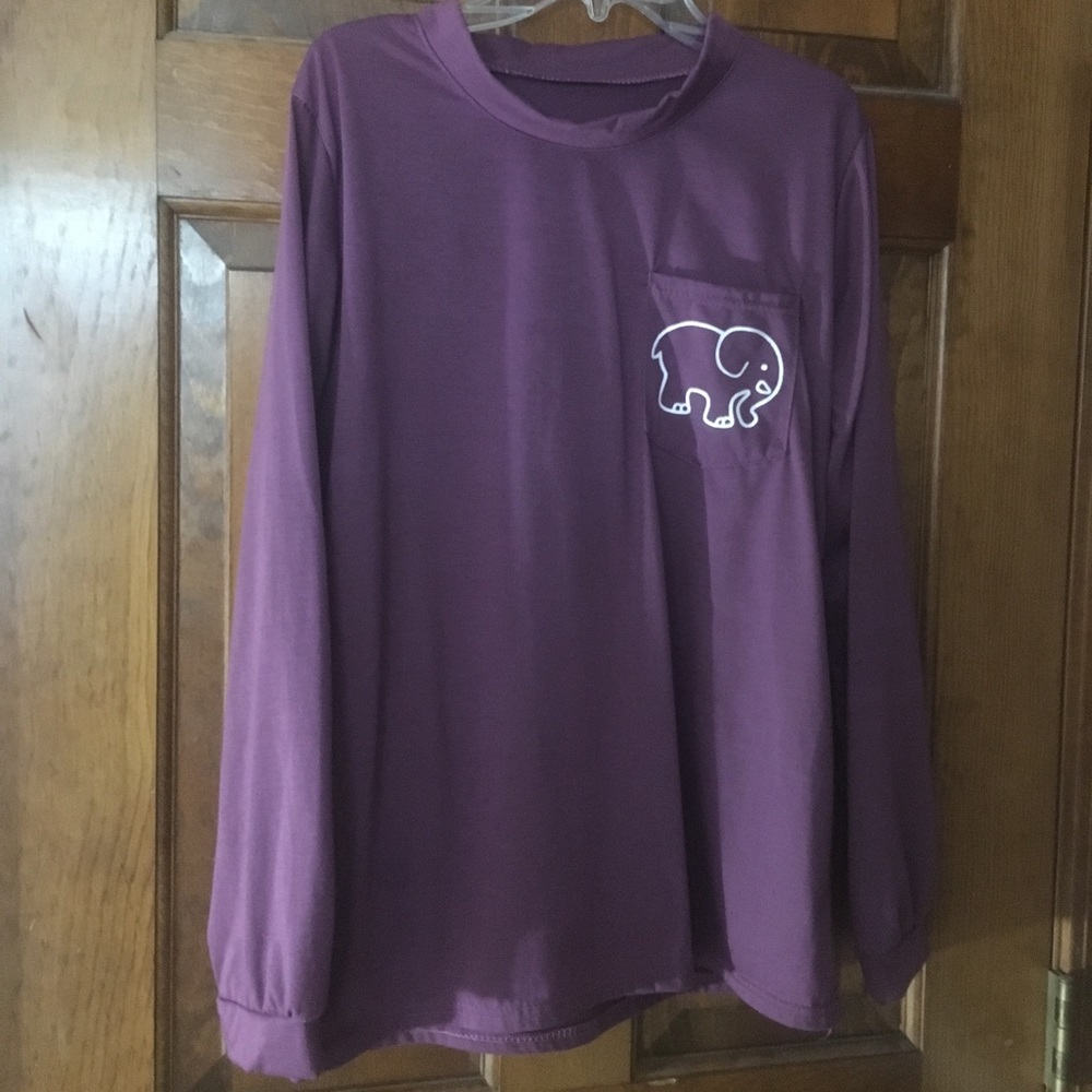Purple Ivory Ella Long Sleeve T-shirt